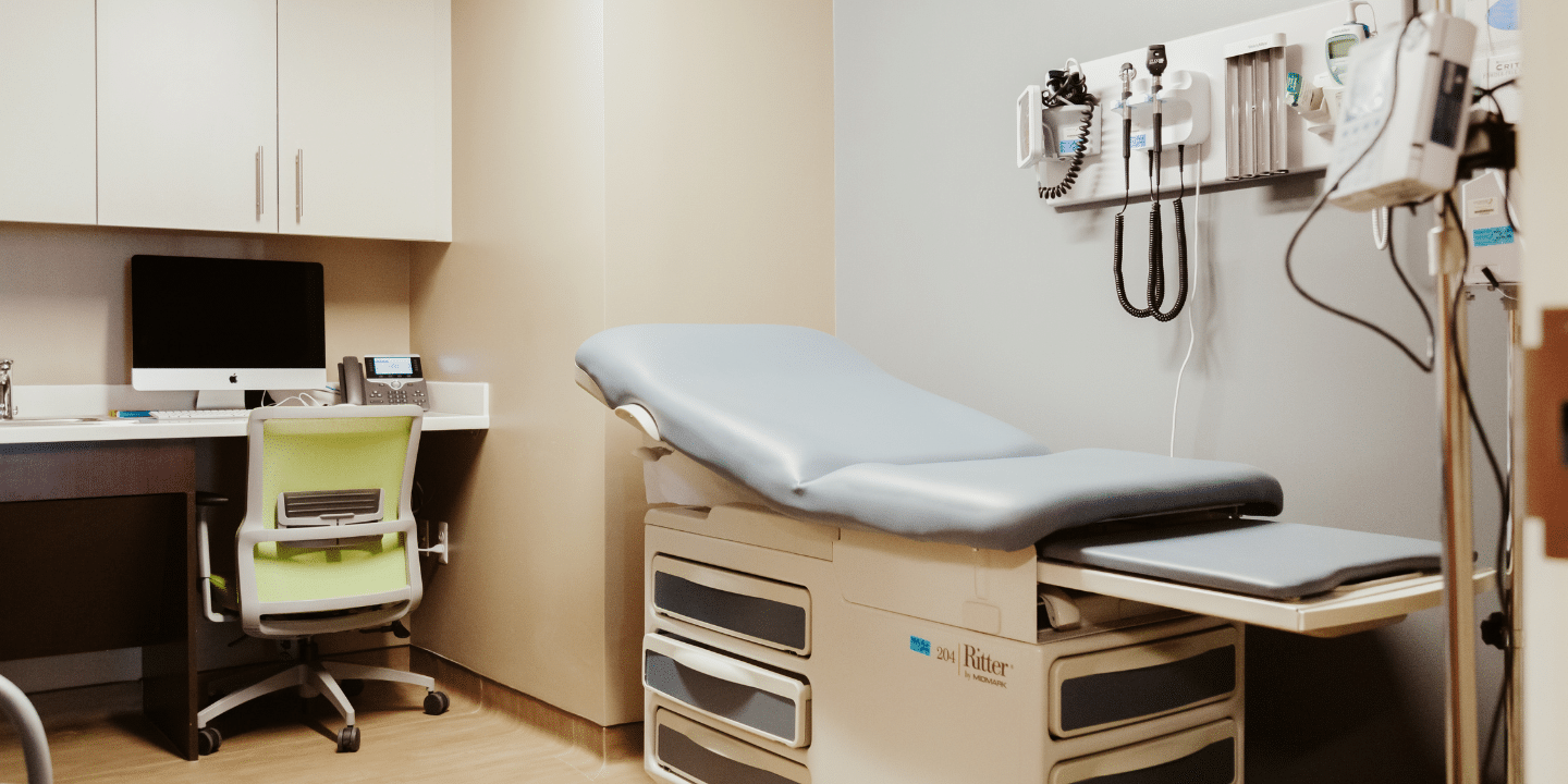 Patient bed for inpatient dialysis treatment in Rogosin Institute at the Methodist Home